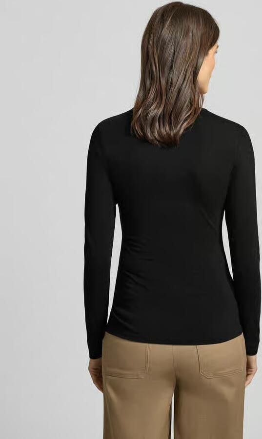 Opus Shirt met lange mouwen en ronde hals - Foto 2
