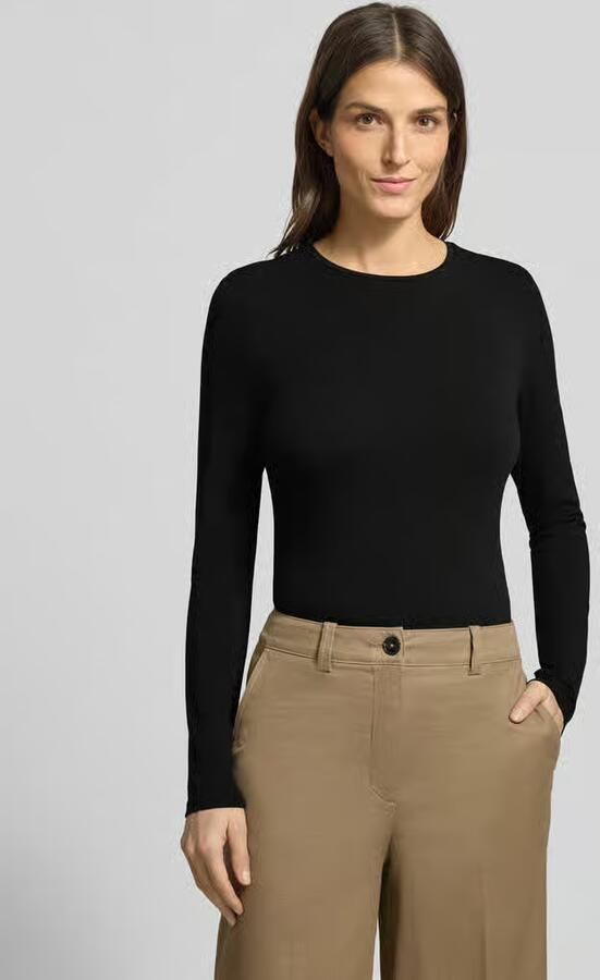 Opus Shirt met lange mouwen en ronde hals - Foto 3