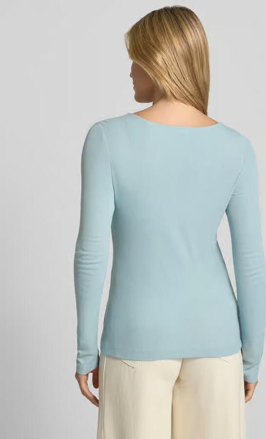 Opus Slim fit shirt met lange mouwen van modalmix model 'Smallo' - Foto 3
