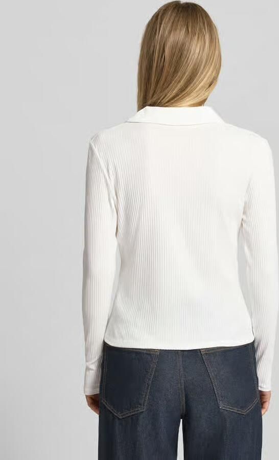 Opus Shirt met lange mouwen van viscosemix met polokraag model 'Seti' - Foto 2