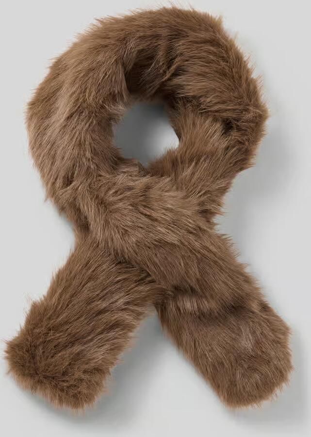 Opus Sjaal met pluizige webpelzlook model 'Awifey'