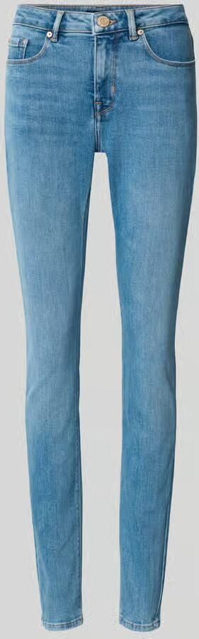 Opus skinny fit jeans met knoop- en ritssluiting model 'Elma' - Foto 3
