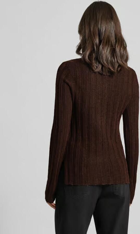 Opus Slim fit gebreide pullover met wol Model Polmi - Foto 2