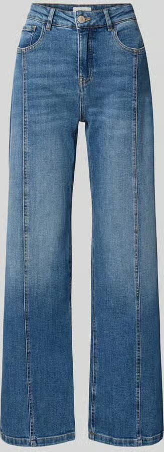 Opus Slim fit jeans van katoenmix model 'Miva strong'