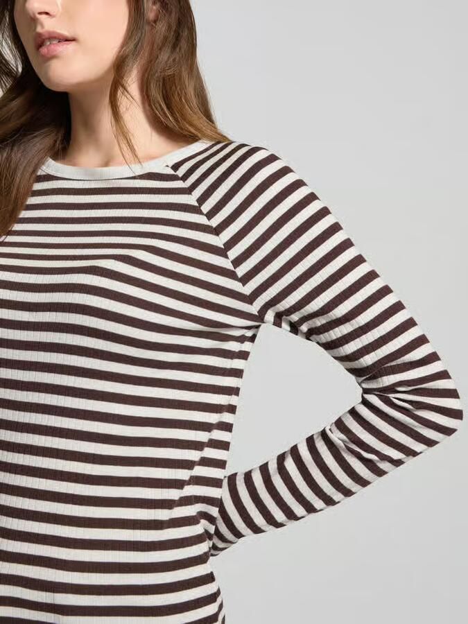 Opus Slim fit shirt met lange mouwen en ronde hals model 'Sorka' - Foto 2