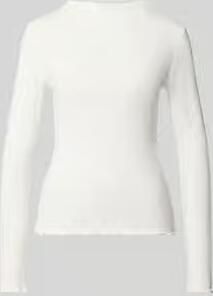 Opus Slim fit shirt met lange mouwen van mix van modal en katoen model 'Soninchen'