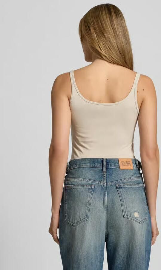Opus Slim fit tank top van katoenmix model 'Ina Dailies' - Foto 3