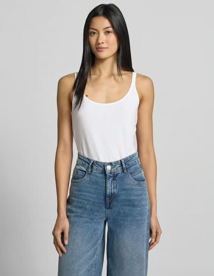Opus Slim fit tank top van katoenmix model 'Ina Dailies' - Foto 7