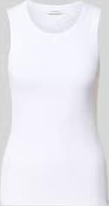 Opus Slim fit tanktop van katoenmix model 'Ilesso'