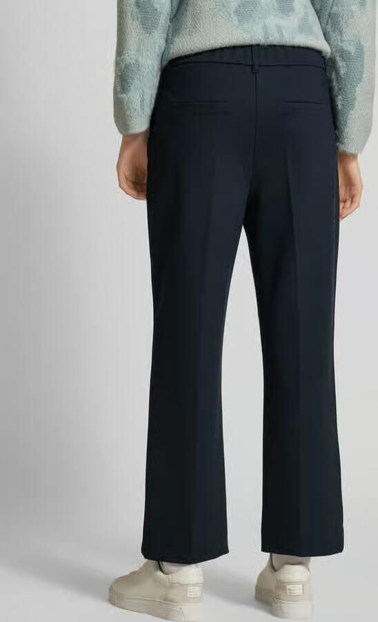 Opus Stoffen broek met bandplooien model 'Morella'