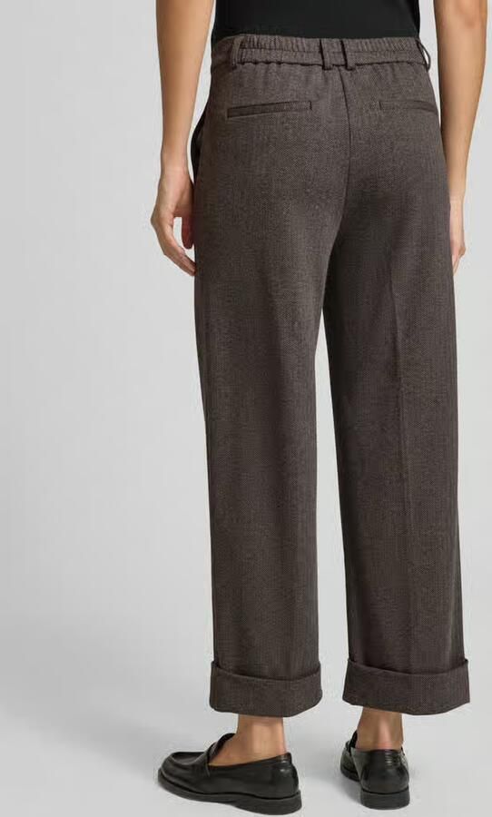 Opus Wijdte broek van katoenmix model 'Meeri heritage' - Foto 3
