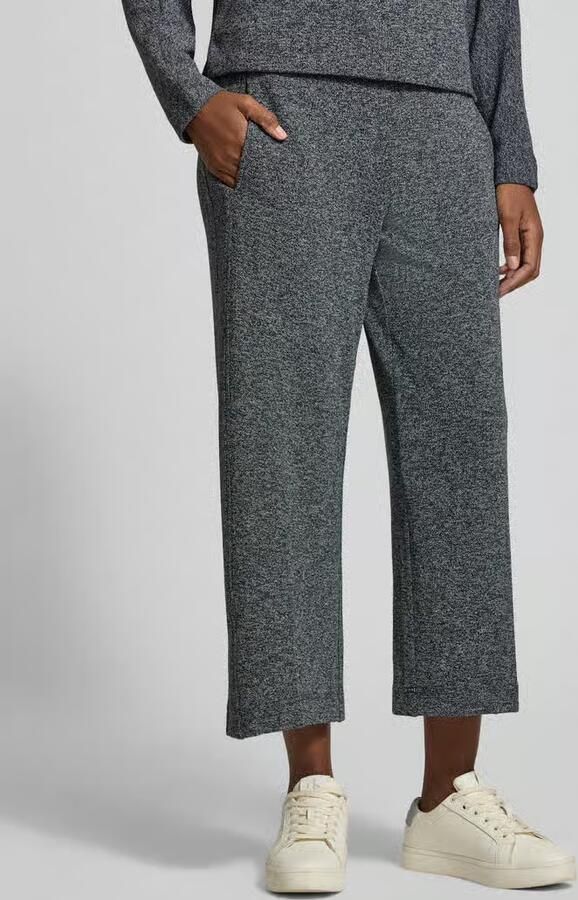 Opus Stoffen broek met verkorte pasvorm model 'Misha' - Foto 2