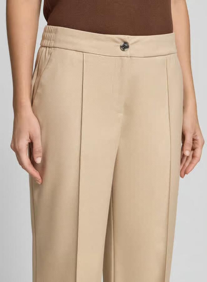 Opus Stoffen broek met vouw model 'Melane'