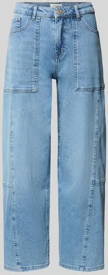 Opus straight fit jeans-culotte van katoenmix model 'Lolah' - Foto 2