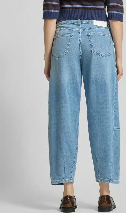 Opus straight fit jeans-culotte van katoenmix model 'Lolah'