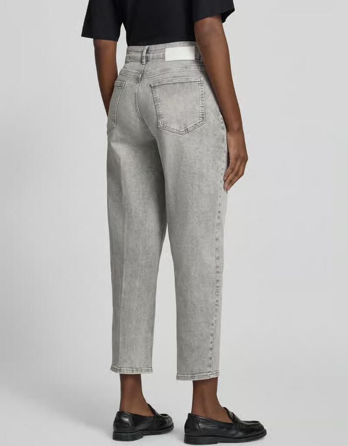 Opus straight fit jeans met used wassing model 'Maxie' - Foto 2