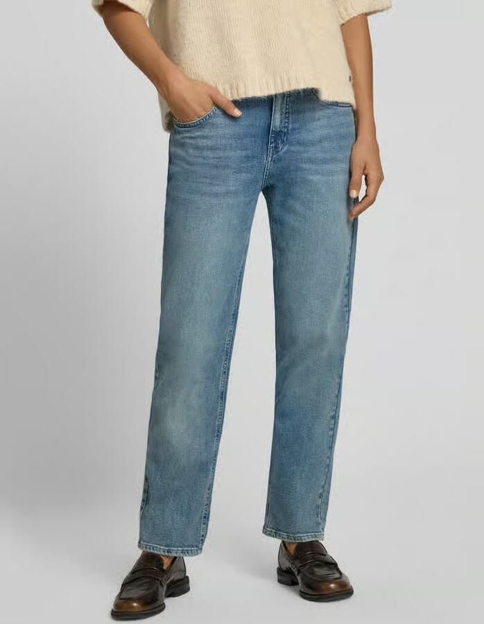 Opus straight fit jeans van katoenmix model 'Minah' - Foto 3