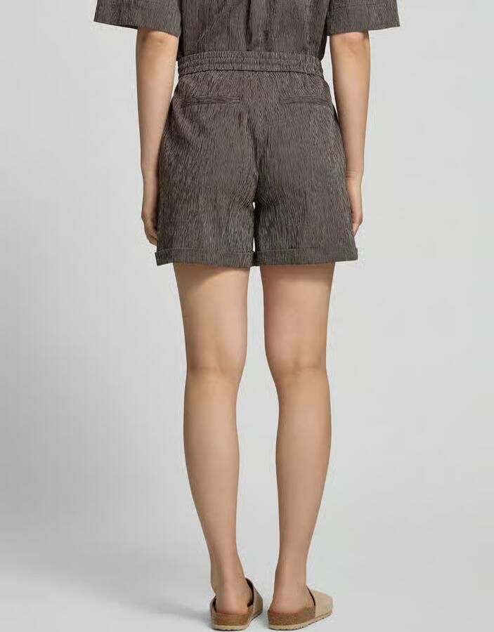 Opus straight fit short met elastische band model 'Malky' - Foto 2
