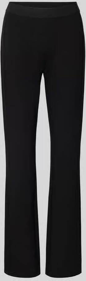 Opus Straight fit stoffen broek van viscosemix model 'Erja'