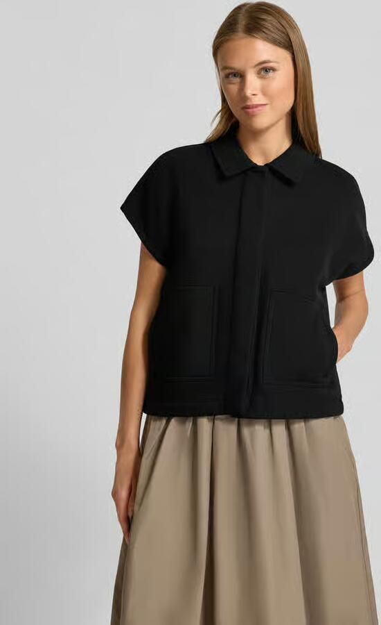 Opus Sweatjack met blinde knoopsluiting model 'Gesy' - Foto 2