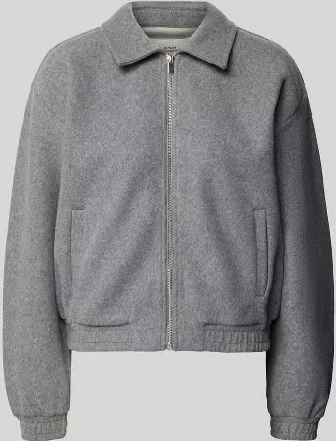 Opus Sweatjack met fleece-binnenkant model 'Gerzi'