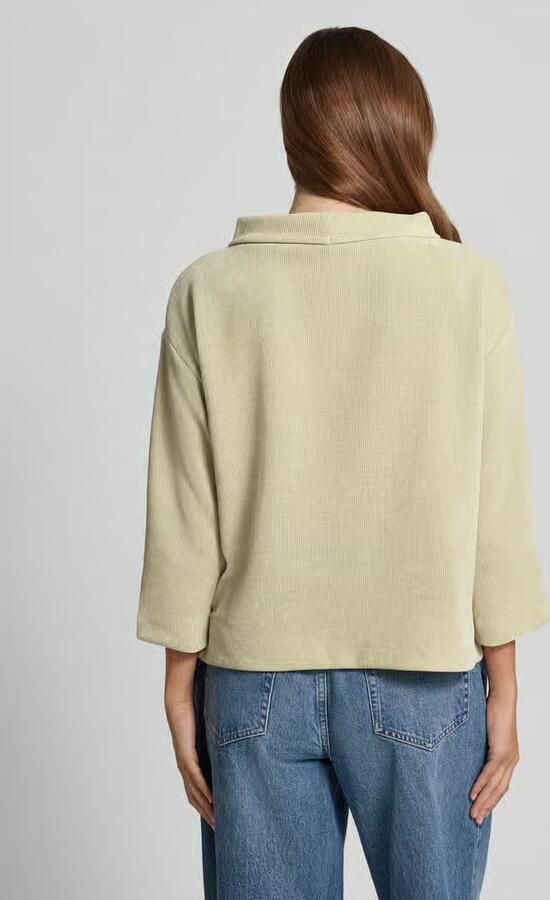 Opus Sweatshirt met 3 4-mouwen model 'Goheme'