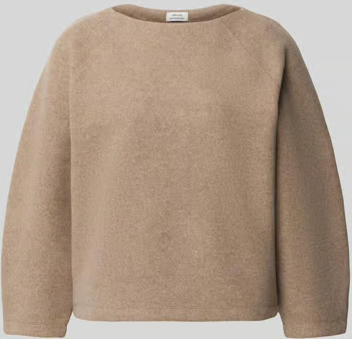 Opus Sweatshirt met boothals model 'Gusera'