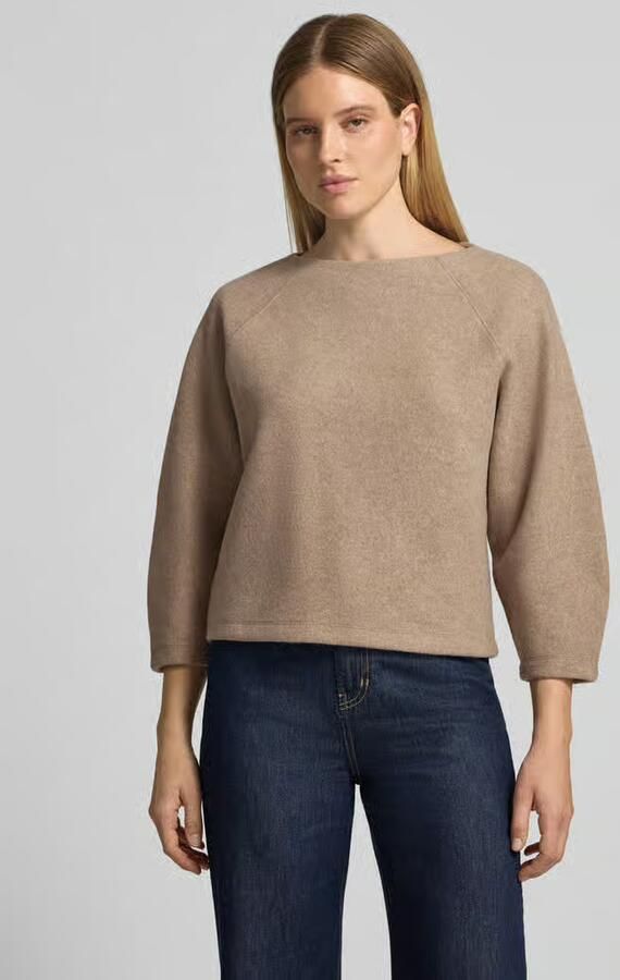Opus Regular fit sweatshirt met boothals model 'Gusera' - Foto 2