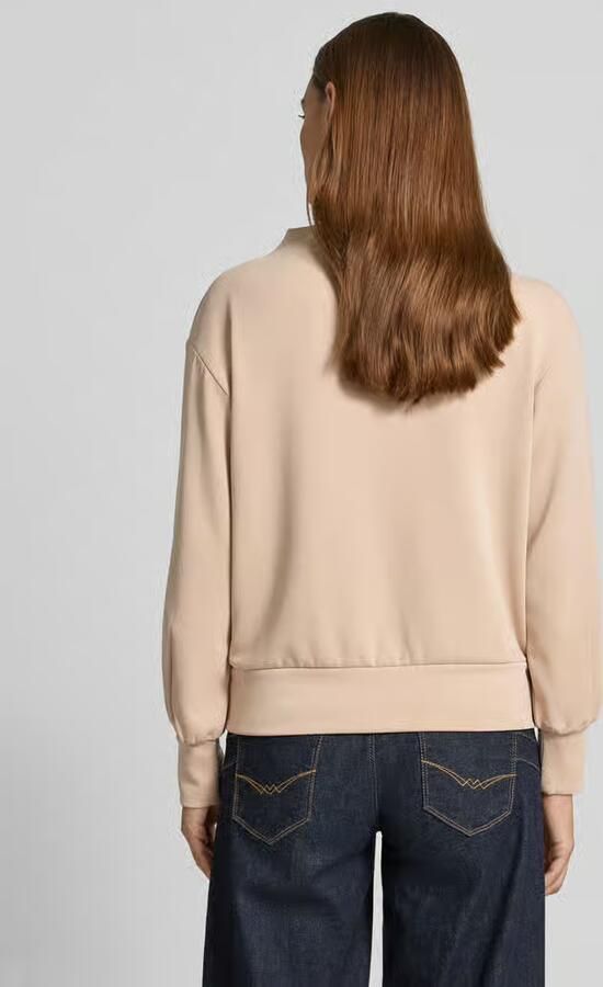 Opus Sweatshirt met opstaande kraag model 'Gablina'