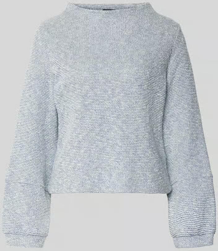 Opus Sweatshirt met opstaande kraag model 'Glimsa'