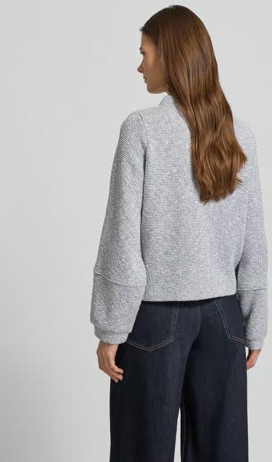 Opus Sweatshirt met opstaande kraag model 'Glimsa' - Foto 4
