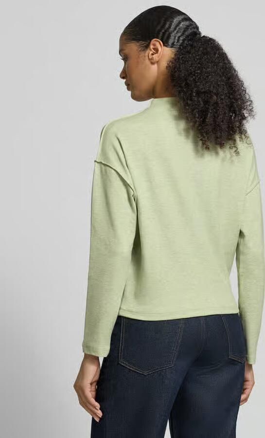Opus Sweatshirt met opstaande kraag model 'Sinzi'