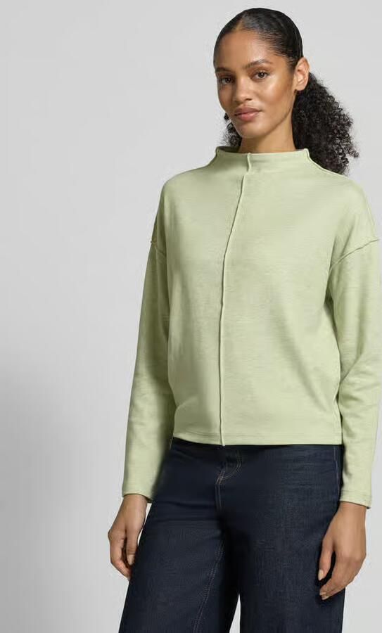 Opus Sweatshirt met opstaande kraag model 'Sinzi' - Foto 2