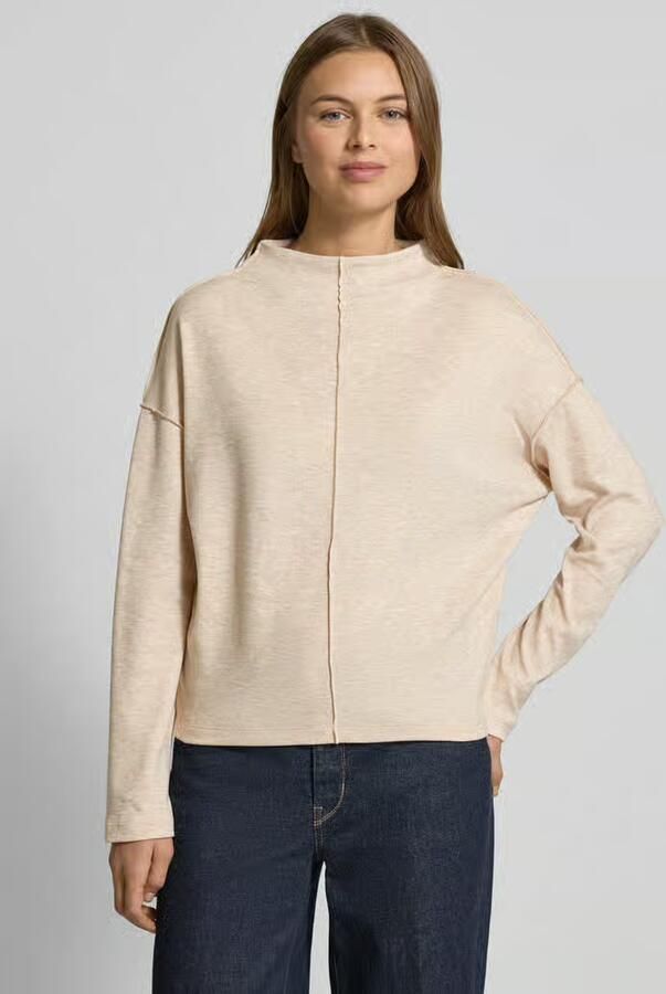 Opus Sweatshirt met opstaande kraag model 'Sinzi' - Foto 2