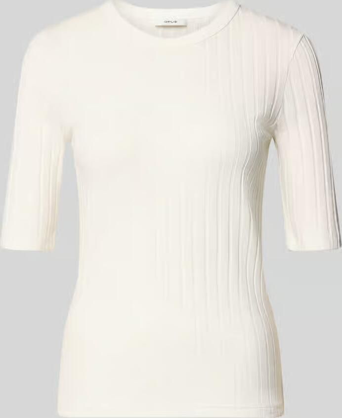 Opus t-shirt in riblook model 'Savka' - Foto 2
