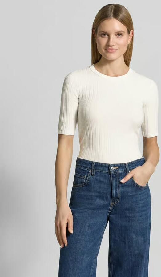 Opus t-shirt in riblook model 'Savka' - Foto 4