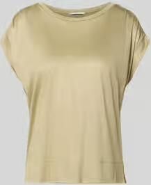 Opus T-shirt met gefixeerde mouwomslag model 'Sosilla'