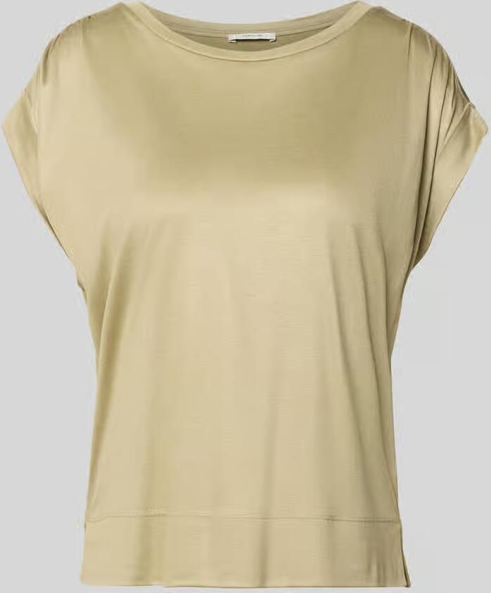 Opus T-shirt met gefixeerde mouwomslag model 'Sosilla' - Foto 2