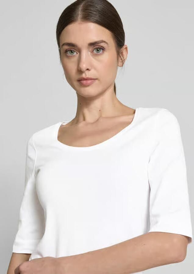 OPUS Shirt met ronde hals Sanika in clean basic model - Foto 4