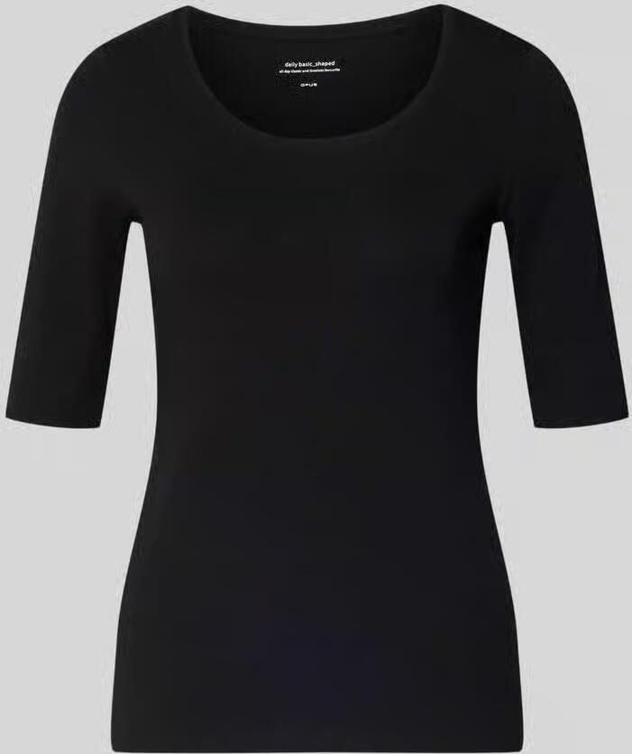 OPUS Shirt met ronde hals Sanika in clean basic model - Foto 3