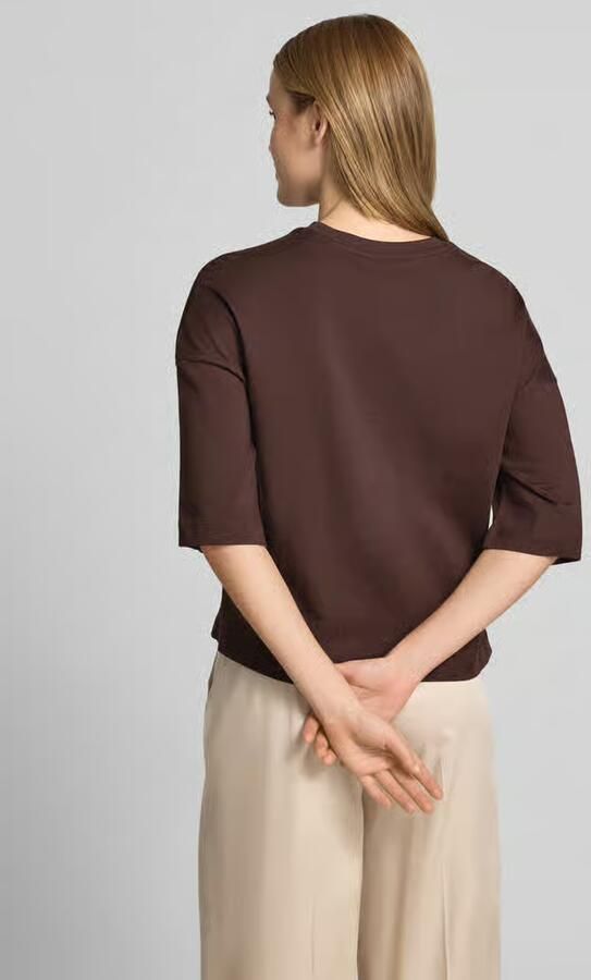 Opus T-shirt met overgeslagen schouders model 'Sarenzi' - Foto 3