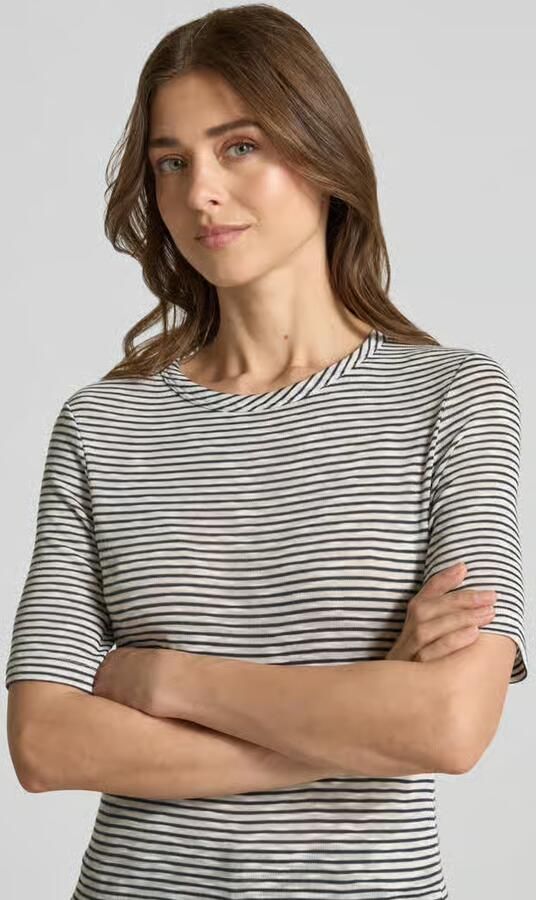 Opus T-shirt met ronde hals model 'Sambi'
