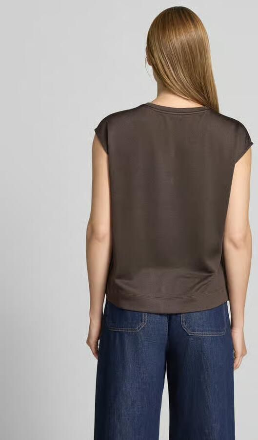 Opus T-shirt met ronde hals model 'Slummi'