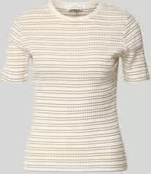 Opus t-shirt met ronde hals model 'Soleili'