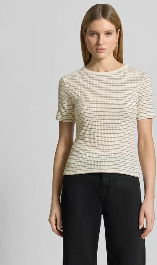 Opus t-shirt met ronde hals model 'Soleili' - Foto 2
