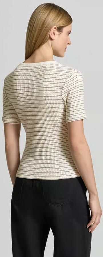 Opus t-shirt met ronde hals model 'Soleili' - Foto 3