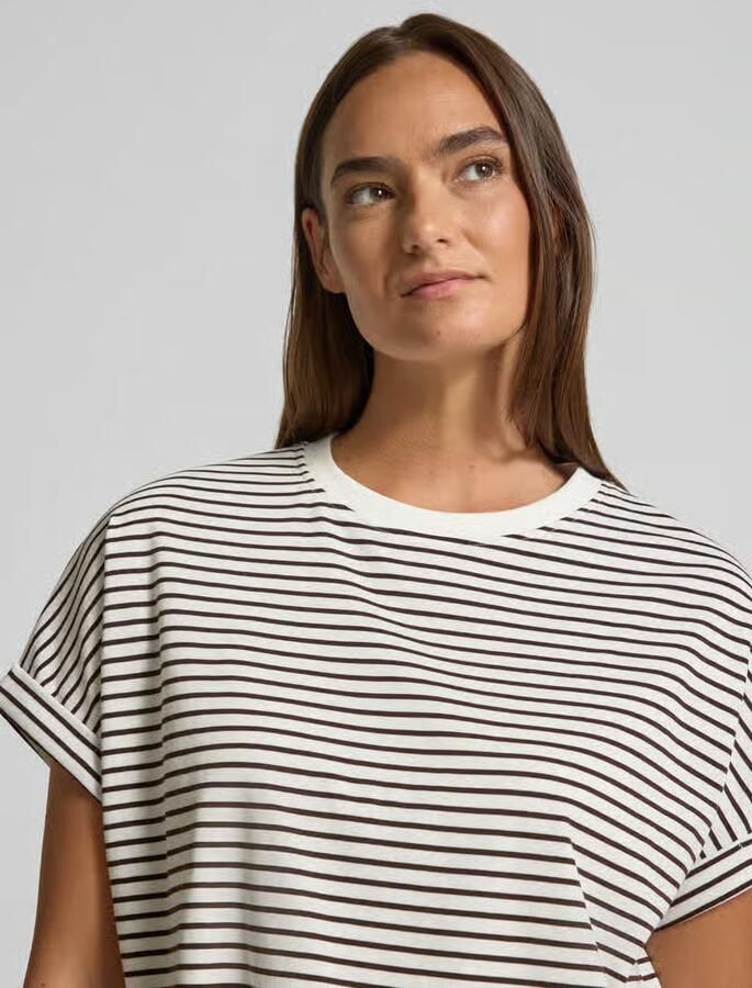 Opus T-shirt met ronde hals model 'Sotel'