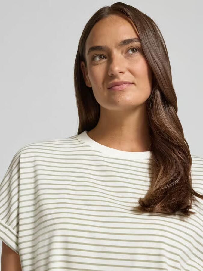 Opus T-shirt met ronde hals model 'Sotel'