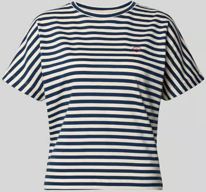 Opus T-shirt met streepmotief model 'Salentine stripe' - Foto 2