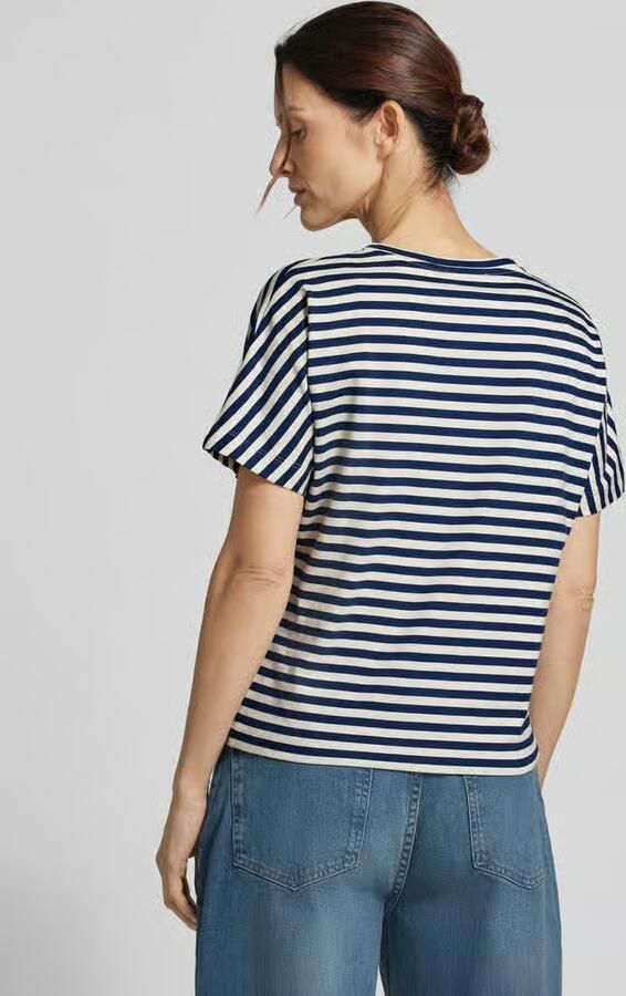 Opus T-shirt met streepmotief model 'Salentine stripe'